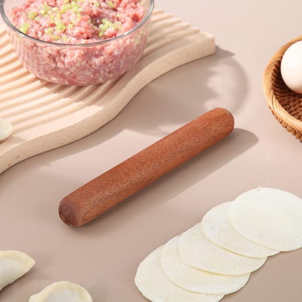 Kjevle for baking, fransk kjevle i tre, pizzadeigrull, dumplingpinne, paibakekjevler