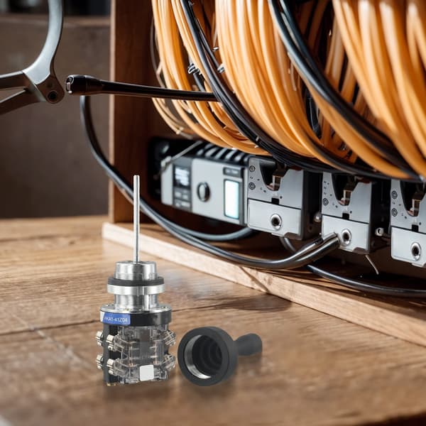 4-vejs joystick-switch-controller kompatibel med HKA1-41Z04, momentan, 30 mm montering, sort