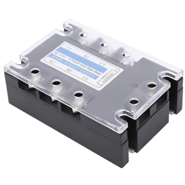3-faset SSR DC-styring AC 480V 25A Solid State Relæ Industrielt Udstyr SSR-3/032-4825A