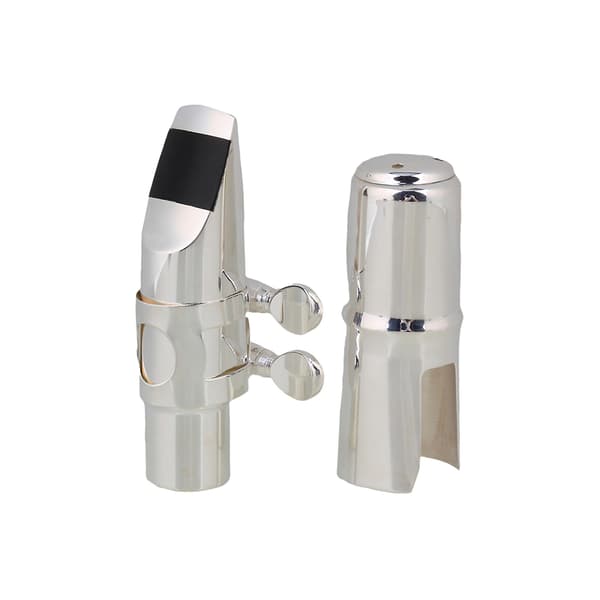 Altsaksofon E-flat munnstykke 6# med 0,8 mm tykke ovale lapper puter kit