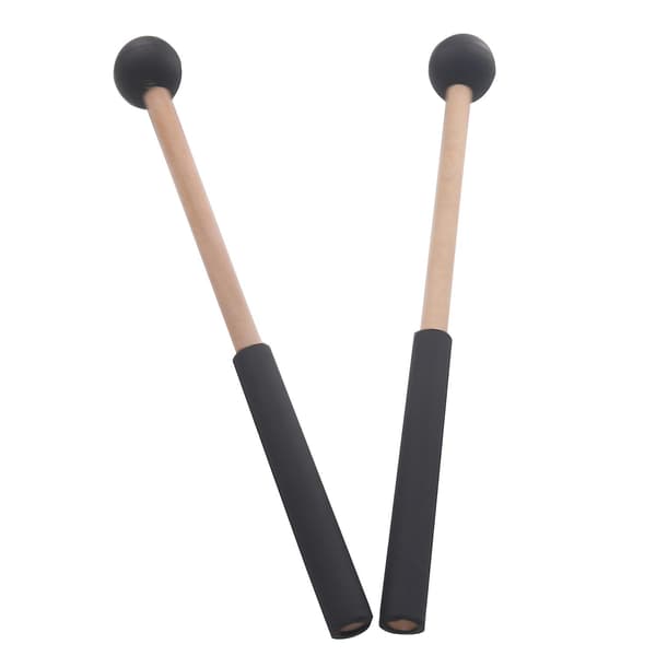 1 par basstrommekøller mykt gummihode trommestikker pinner for trommer basstrommer og keyboard