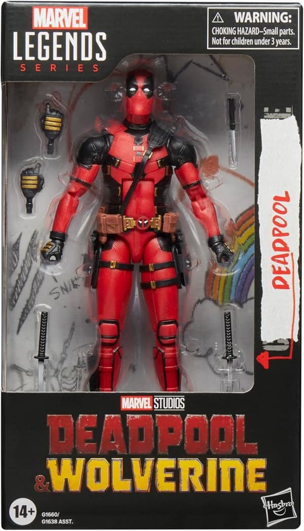 Marvel Legends Deadpool, Deadpool og Wolverine samleobjekt 15,2 cm bevegelig figur