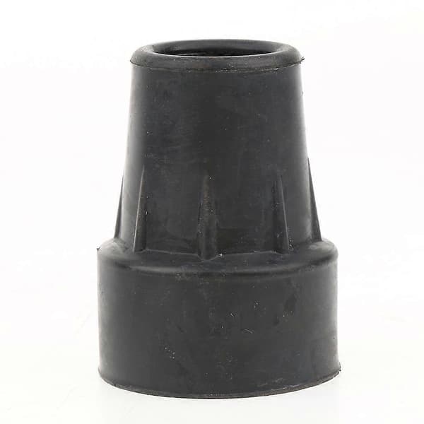 4 stk. gummispids til vandrestave, krykkespidser, bundbeskyttere, 19 mm