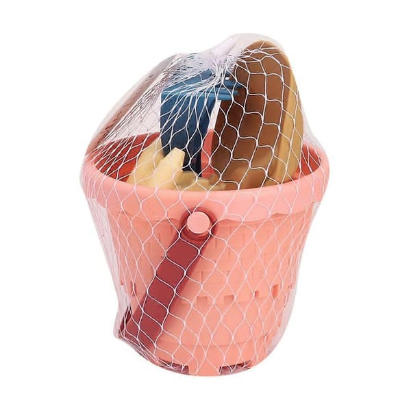Barn Sandslott Form Leksak - DIY Sommar Kust Utomhus Sandleksak Rosa slott Pink castle