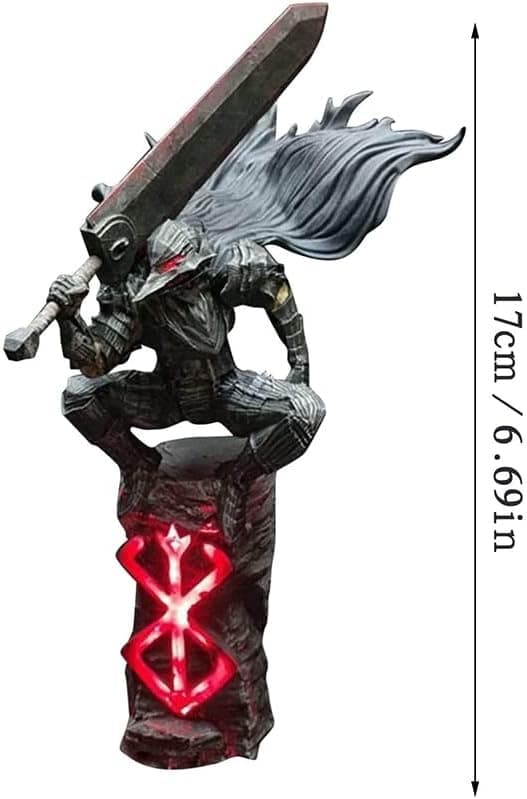 Berserk Guts Figur Nattlampe, Kråkehode Sverdmenn Nattlampe, F