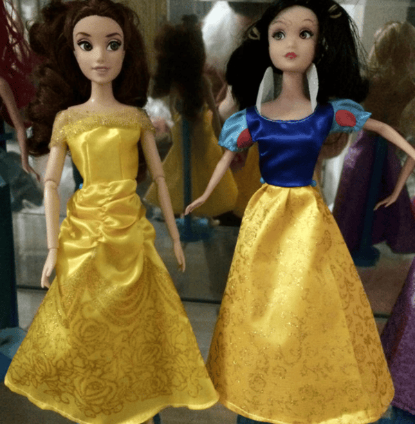 13 dele 30 cm Barbie dukketøj Snehvide langt hår s
