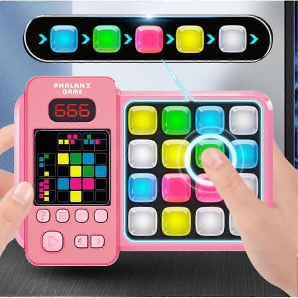 Bærbar Push Puzzle Challenge Spillemaskine til børn, Hastighed og Logisk Tænkning Sensorisk Legetøj