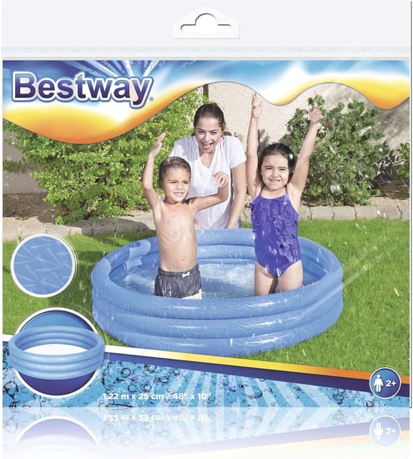 Above-ground pool, children's inflatable swimming pool ocean ball pool bath (147cm×33cm)