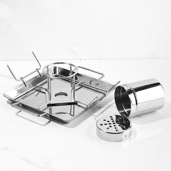 Kyllingstegestativ Fødevarekvalitet Rustfrit Stål Øldåse Kyllingeholder Grill Til