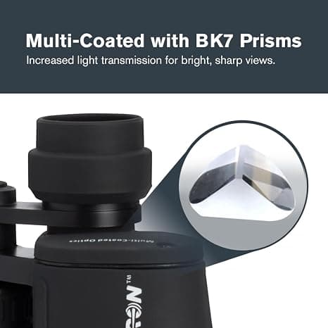 Celestron - Cometron 7x50 Kikkert - Astronomikikkert for nybegynnere - Stor 50 mm objektiv - Bredt synsfelt 7x forstørrelse