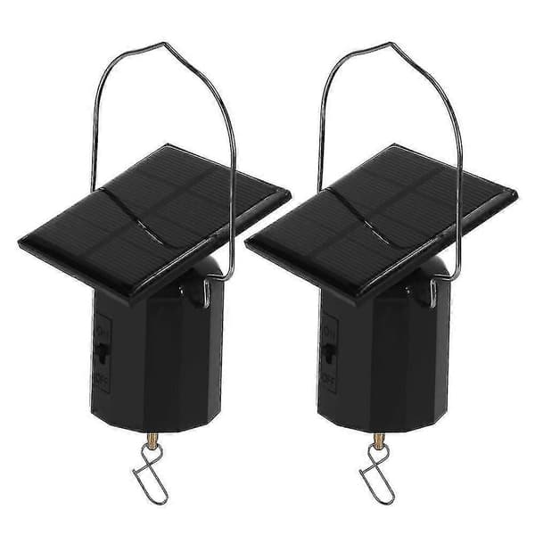 2x Vindspinner Motor Solcelle Hengende Display Motor Roterende Solenergi Vindspinner Motor Roterbar