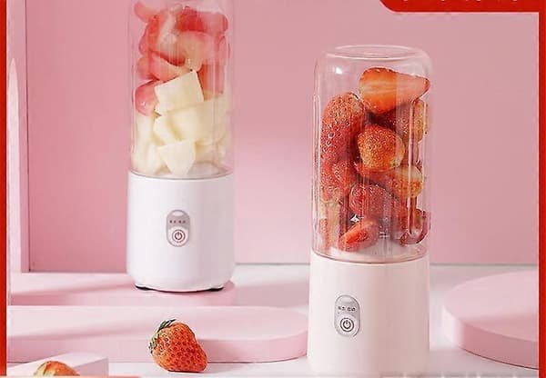 Bærbar Blender USB Oppladbar Mini Smoothie Maker for Reise og Enkel Rengjøring