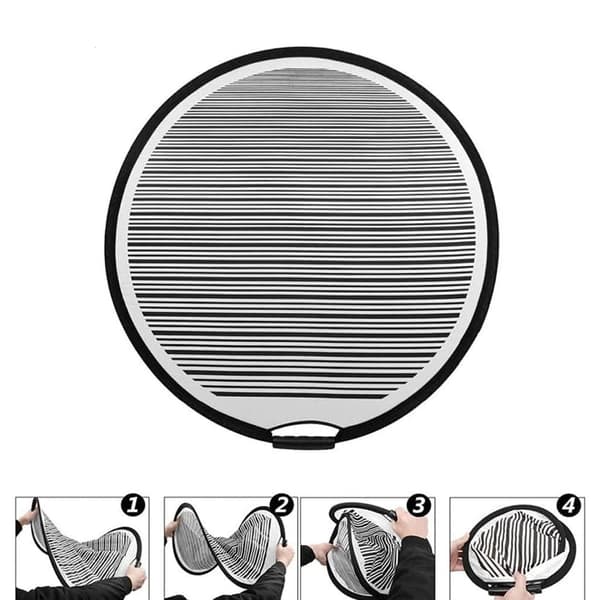 Bilbulkreflatorbrett for bilkarosseribulkdeteksjon Sammenleggbart stripet panel 35cm 60cm 70cm 80cm