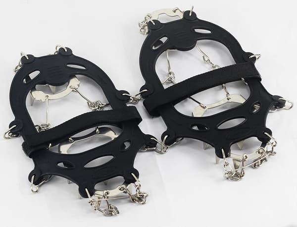 Antiskli/brodder for sko med 18 ståltinder/pigger (XL)