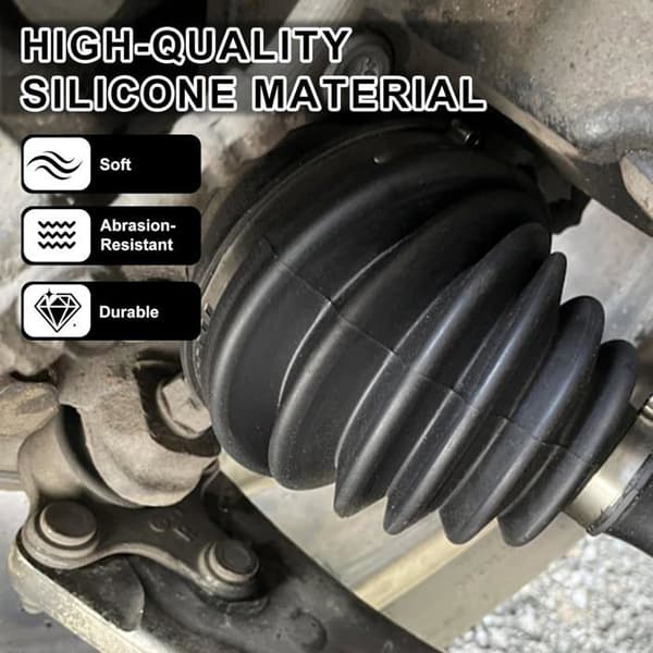 Universal joint boot, gearbox boot with metal, self-adhesive boot for axle