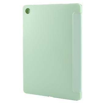 Trefoldig skinnveske til Samsung Galaxy Tab A9+ (grønn)