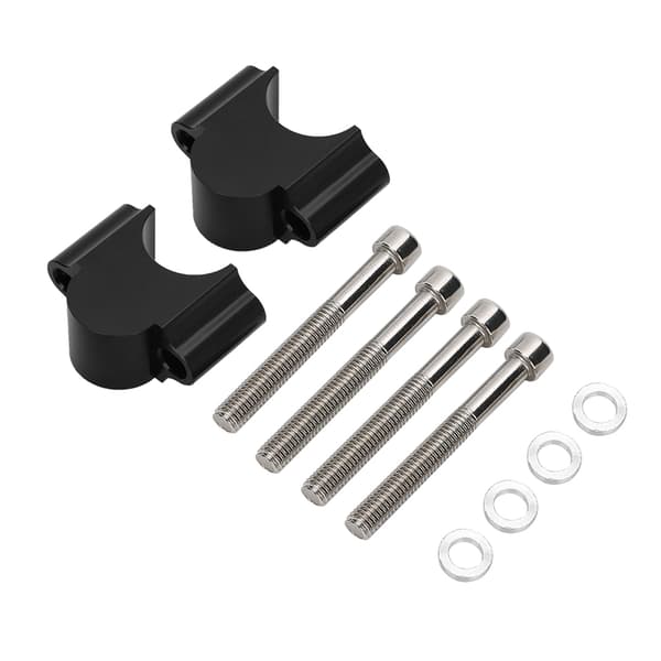 28mm Aluminum Handlebar Risers, Clamp Mount, 28MM Height Adapter for Motorcycle ATV