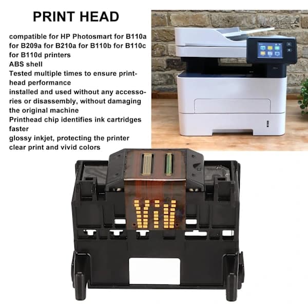 Skrivehode Abs Skrivehode Erstatningssett For Hp Photosmart For B110a For B209a For B210a For B110b For B110c Skriver