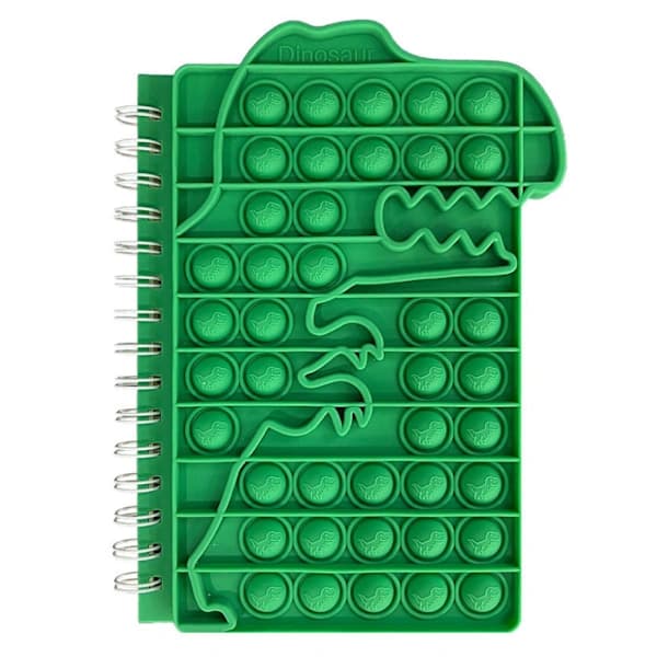Press Bubble Notebook Toy Kids Stress Relief Silicone A5 Rainbow School Notebook