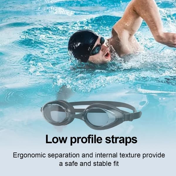 Performance Competition Goggles, Swimming Goggles for Training & Competition, Anti-fog Coating, UV Protection