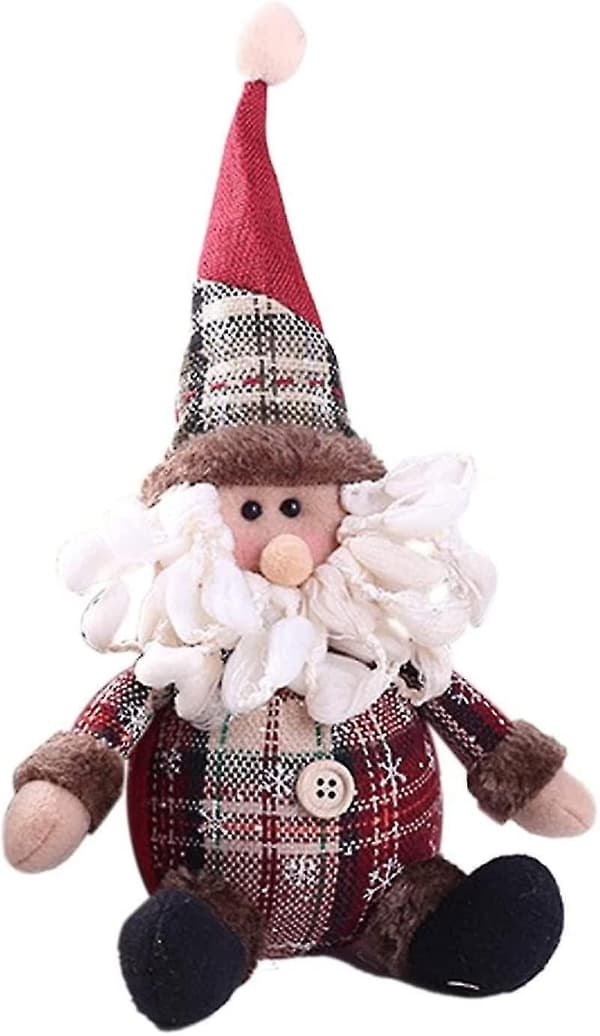 3 stk julepynt juledokker juletrepynt