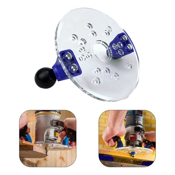 Trimmeoverfresbase Klar Akrylbaseplate for Trearbeid og Snekring