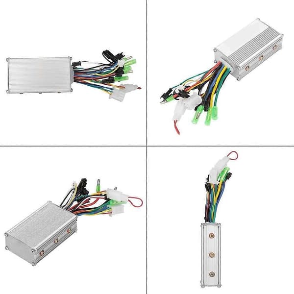 36v/48v 350w DC Motor Controller Aluminium Alloy E-Bike Brushless Controller for Smooth Speed, Braking and Direction Change Sensitive Control