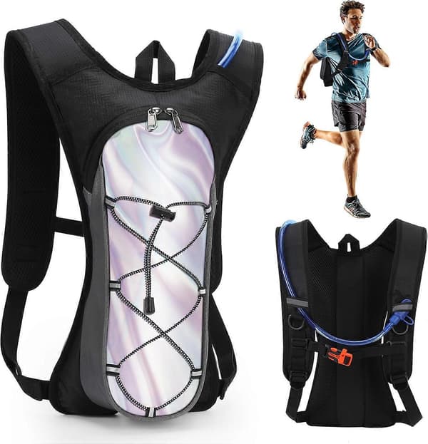 Lightweight Hiking Hydration Backpack, Suitable for Outdoor Cycling, Marathon, Running, Skiing, Camping, Mountaineering