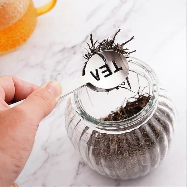 Stainless Steel Tea Bag Squeezer with Ergonomic Long Handle for Kitchen and Bar, Silver