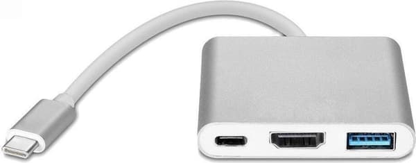 USB-C multiport-adapter typ-C til HDMI tre-i-ett-konverter