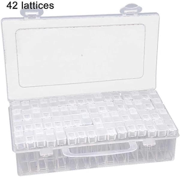 42/84 Grid Transparent Box DIY Handmade Beaded Diamond Painting Box