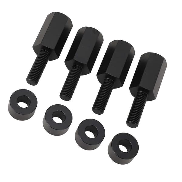 UTV Seat Riser Adjustable Black Lift Up Seat Raising Brackets Kit with 4 Extra Spacers Fits For X3 Models