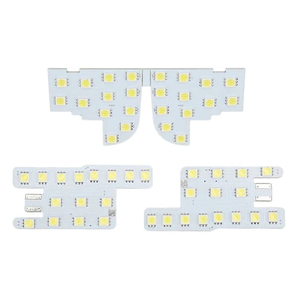 4 pcs Car Interior Dome Map Light 54 LEDs 12V 5W SMD 5050 Replacement for CRV 2013-2017