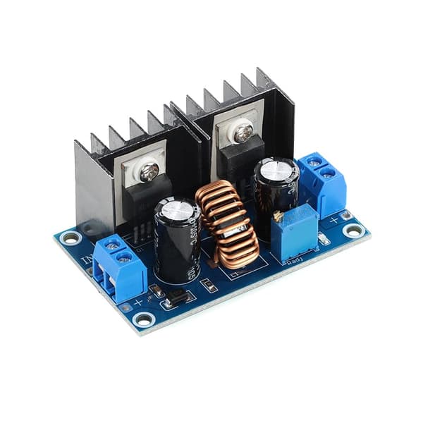 2 stk XL4016 DC-DC Buck Converter Modul, Højeffektiv 8A Justerbar Spændingsregulator til DIY Strømforsyning 8A Board 8A Board