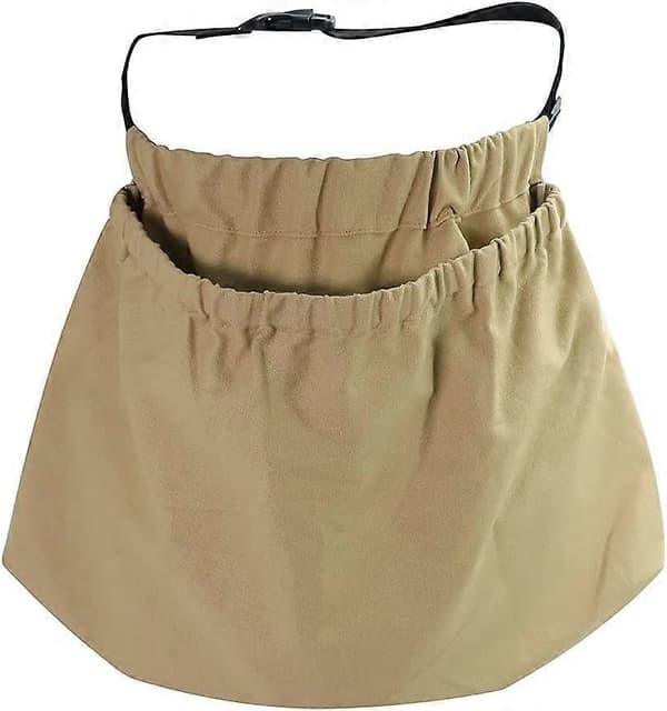 Fruit Picking Bag for Gardeners, Waterproof Fruit Storage Apron, Foldable Picking Container, Adjustable for Gardeners