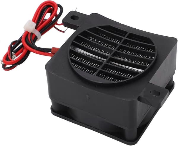 PTC Bilvarmer 12V Mini Keramisk Vifteovn Rask Oppvarming Konstant Temperatur for Små Rom