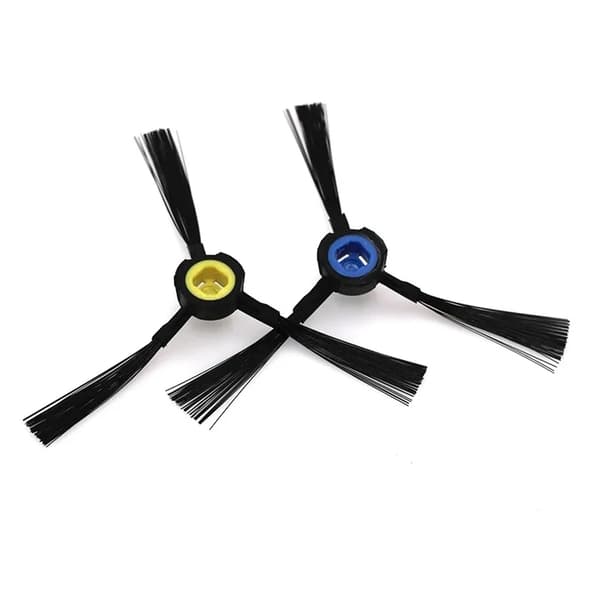 Spin Edge sidebørste støvsugerdeler kompatibel med iLife B5 Max V9e, 6-pakning