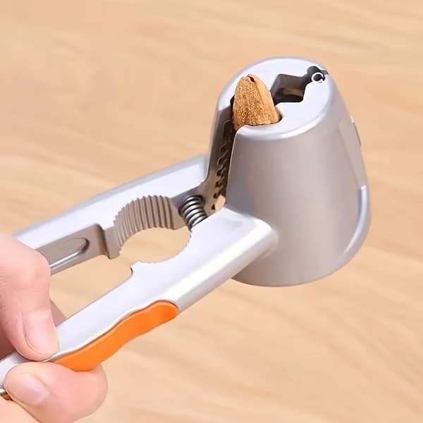Multifunctional Nutcracker - Walnut Clamp & Dried Fruit Tool in Aluminum