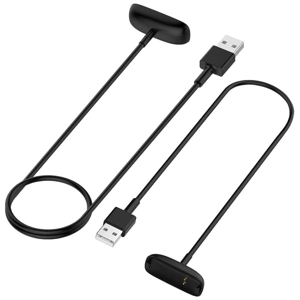 [2-pak] Opladerkabel til Fitbit ACE 3, Erstatningsopladerkabeltilbehør til Fitbit Inspire 2 og ACE 3 3.3 ft/1.0 ft 3.3 ft/1.0 ft