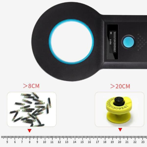 Chipdyr Tag Mikrochip Læser Bærbar Oled Kæledyr Hund Kat Scanner Til Tag Sztlv