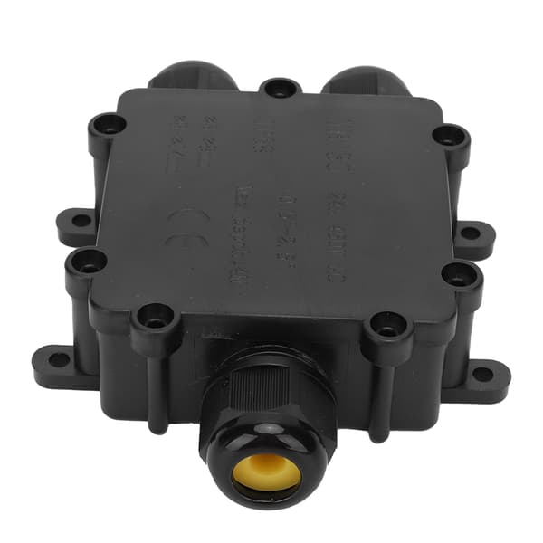 Outdoor Waterproof Junction Box 3-Way Flame Retardant Cable Connector Case IP68 YB730