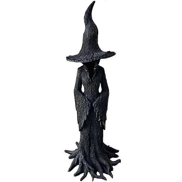 Cracker Barrel Træheks Statue Halloween Dekoration Gave 20/30 cm 30cm