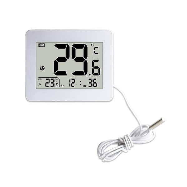 Digital dubbeltermometer utomhus inomhus termometer äldre barnrum elektronisk temperatur