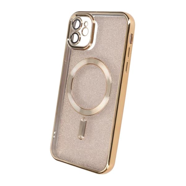Luksuriøst mobildeksel med Magsafe iPhone 11 - Gull Guld gold