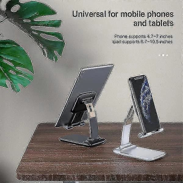 Universal Adjustable Metallic Phone Holder Foldable Mobile Phone Stand for iPad Tablet Phone