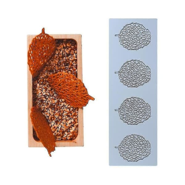 Blad Silikoneforme 3d Koralgren Bladspidsmåtte Kageform, Chokoladeforme, Non-stick Polymerler Forme Til At Lave Sukkerkunst -ys