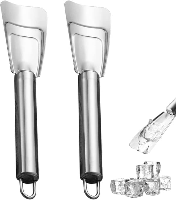 2 Pieces Ice Scraper for Refrigerator Freezer Scraper Kitchen Fre