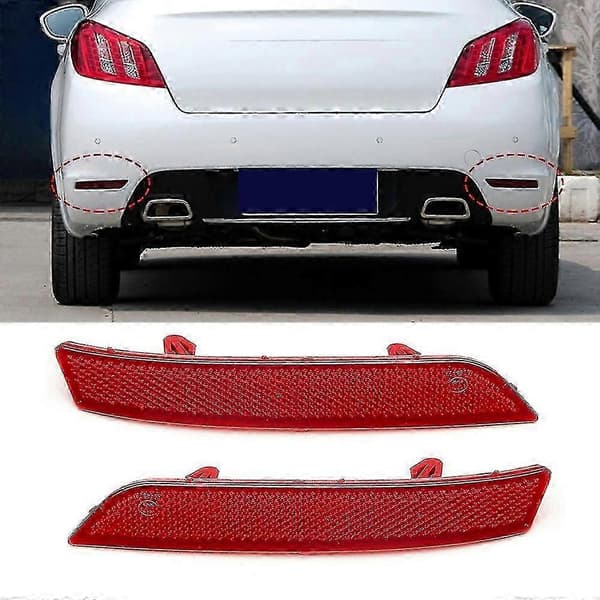 Rear Bumper Reflector Lamp for 508 2010 2011 2012 2013 2014 Rear Bumper Light Bar Warning Light