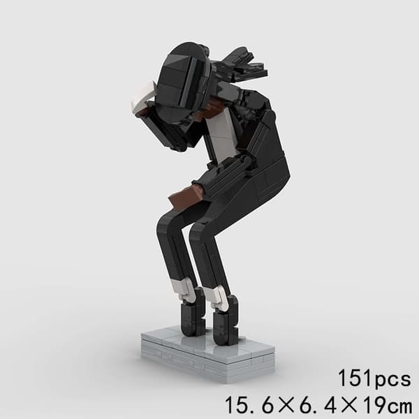 M Jacka Glat Pose Byggeklods Figur Hip Hop Gave Merch til Fødselsdag DIY Mursten Legetøj MOC