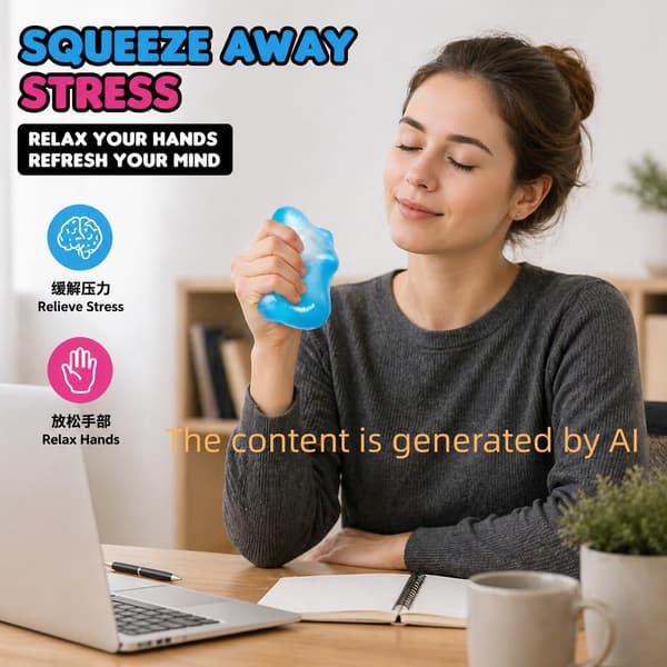 Squishy Ice Cube Fidget Legetøj Stressaflastende Sensorisk Klemmelegetøj | Klar Blød TPR Silikone til Børn og Voksne (3 stk) 3 Stk 3 Pcse